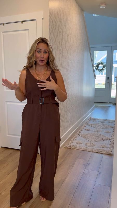 Your go-to outfit is here 👀 this jumpsuit from Abercrombie is the PERFECT grab and go look for Spring and Summer. 

I am wearing a Medium petite in this draped utility jumpsuit from Abercrombie. The belt on it will literally snatch your waist like never before 😍 it comes in 3 colors and sizing up to XL. 

#welovestyle #womensfashionblog #fashionbloggerlife #personalstyle #instafashionblogger #fashionguide #womensfashiontips #momoutfit 

#LTKSeasonal #LTKstyletip #LTKworkwear