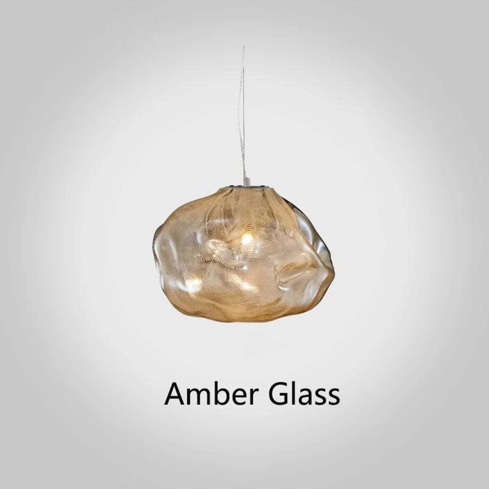 5 Bulb Blown Glass Chandelier Postmodern Lighting Luxury - Etsy | Etsy (US)
