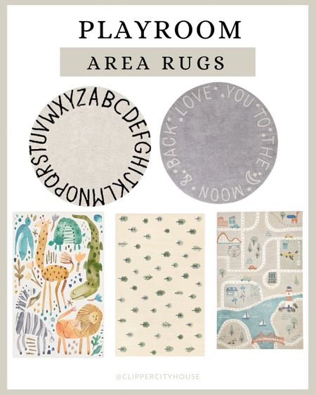 Favorite playroom and nursery rugs from pottery barn. 

#LTKkids #LTKhome #LTKbaby