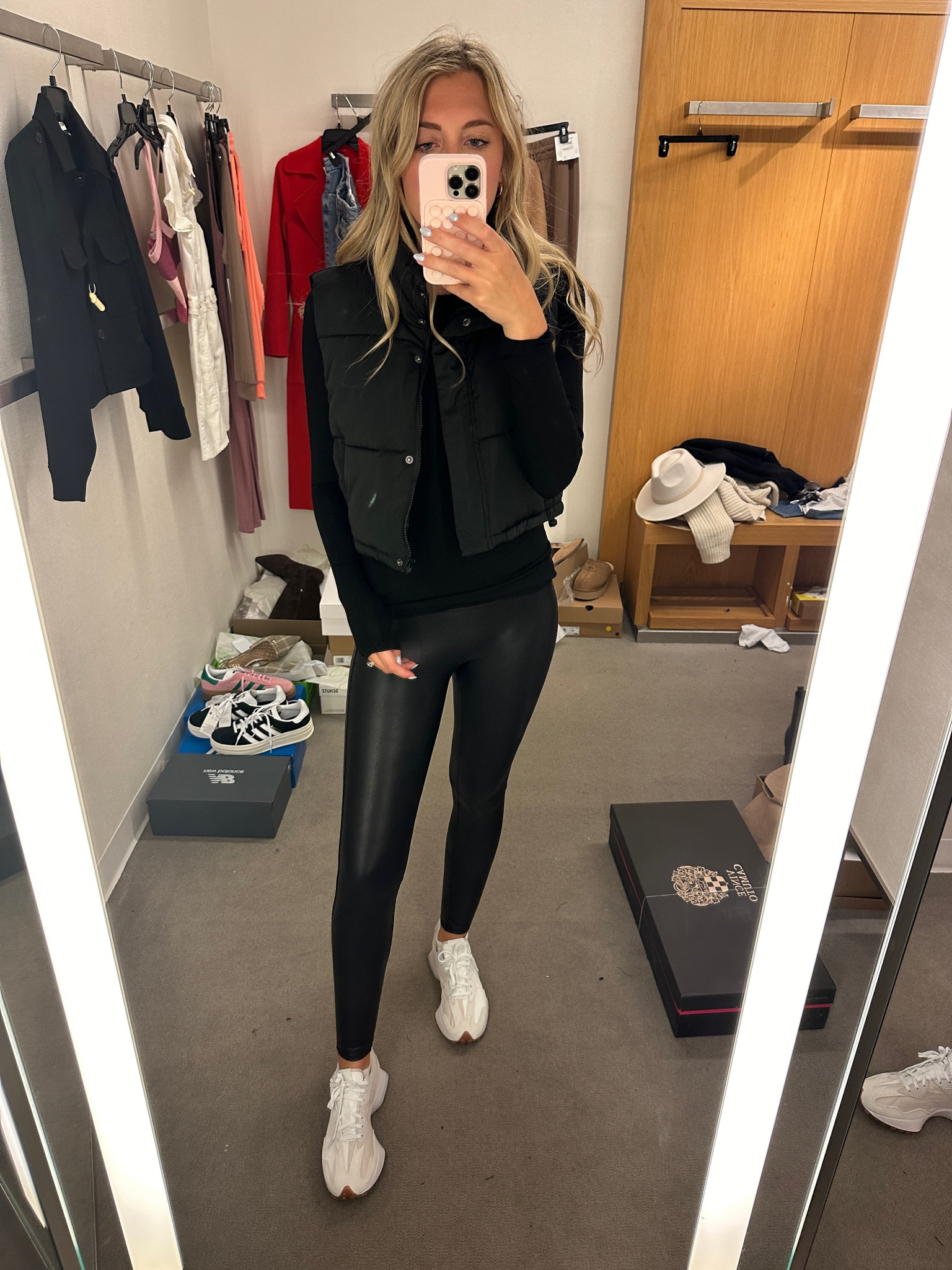 Nsale finds , Nordstrom anniversary sale , cropped vest, basic long sleeve , Spanx faux leather leggings , new balance sneakers 

#LTKSaleAlert #LTKxNSale #LTKSummerSales