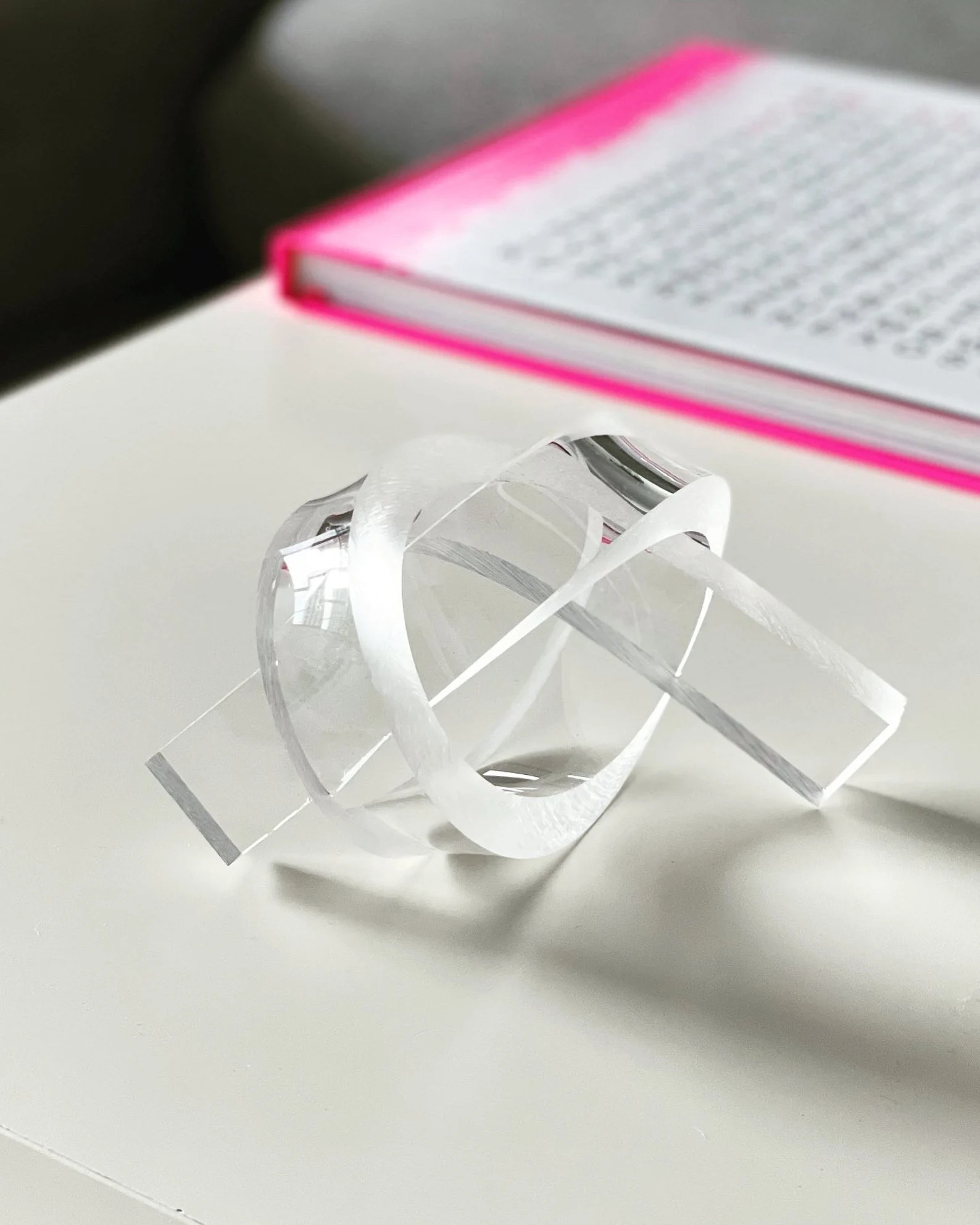 Knot Decor Lucite Knot Sculpture Object for the Home Knot - Etsy | Etsy (US)