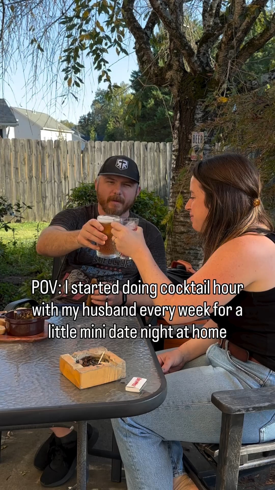 Send this to your spouse and let them know you want to start your own couples cocktail hour 💜!

Ingredients:
- 2 cups Cherry tomatoes 
- Olive oil
- salt, pepper & red pepper flakes
- 1 tbsp parsley 
- 1 cloves garlic chopped
- 2 tbsp basil
- 1/4 cup Parmesan grated
- 1/2 burrata cheese ball
- baguette

Directions:
- preheat oven to 425
- in an oven safe dish combine tomatoes, olive oil, salt, pepper, red pepper flakes, garlic, and chopped parsley 
- mix and place in the oven for 25-30 minutes 
- add the Parmesan, basil, and burrata & mix till all combined
- Slice the bread and toast if you want
- serve with sliced bread and enjoy

I had this with a cranberry jalapeno margarita & Eric had a Raspberry halfday

Cranberry Jalapeno Margarita 
- 2 oz tequila 
- 1 oz cranberry juice 
- Juice of one lime
- jalapeño slices

Pour all the ingredients in a shaker with ice. 
Shake well & strain over a glass of ice
Garnish with a jalapeno slice

#CouplesCocktailHour #MarriageOnPurpose
#IntentionalLiving #DateYourSpouse
#datenightideas #athomedateideas #youngparents #budgetdateideas #dateyourhusband #dateyourspouse #momoflittleones #datenightathome
#datenightideas #athomedateideas #youngparents #budgetdateideas #dateyourhusband #dateyourspouse #momoflittleones #datenightathome

#LTKFamily #LTKHome #LTKFindsUnder50