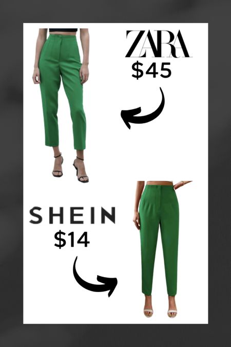 Zara Dupes at Shein 🔮
These pants are less than half the price than the Zara version and are  such a good dupe!

#LTKunder50 #LTKFind #LTKstyletip