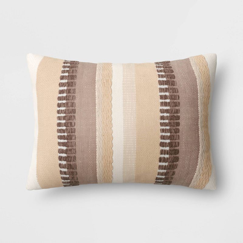 Ombre Striped Lumbar Throw Pillow - Threshold™ | Target