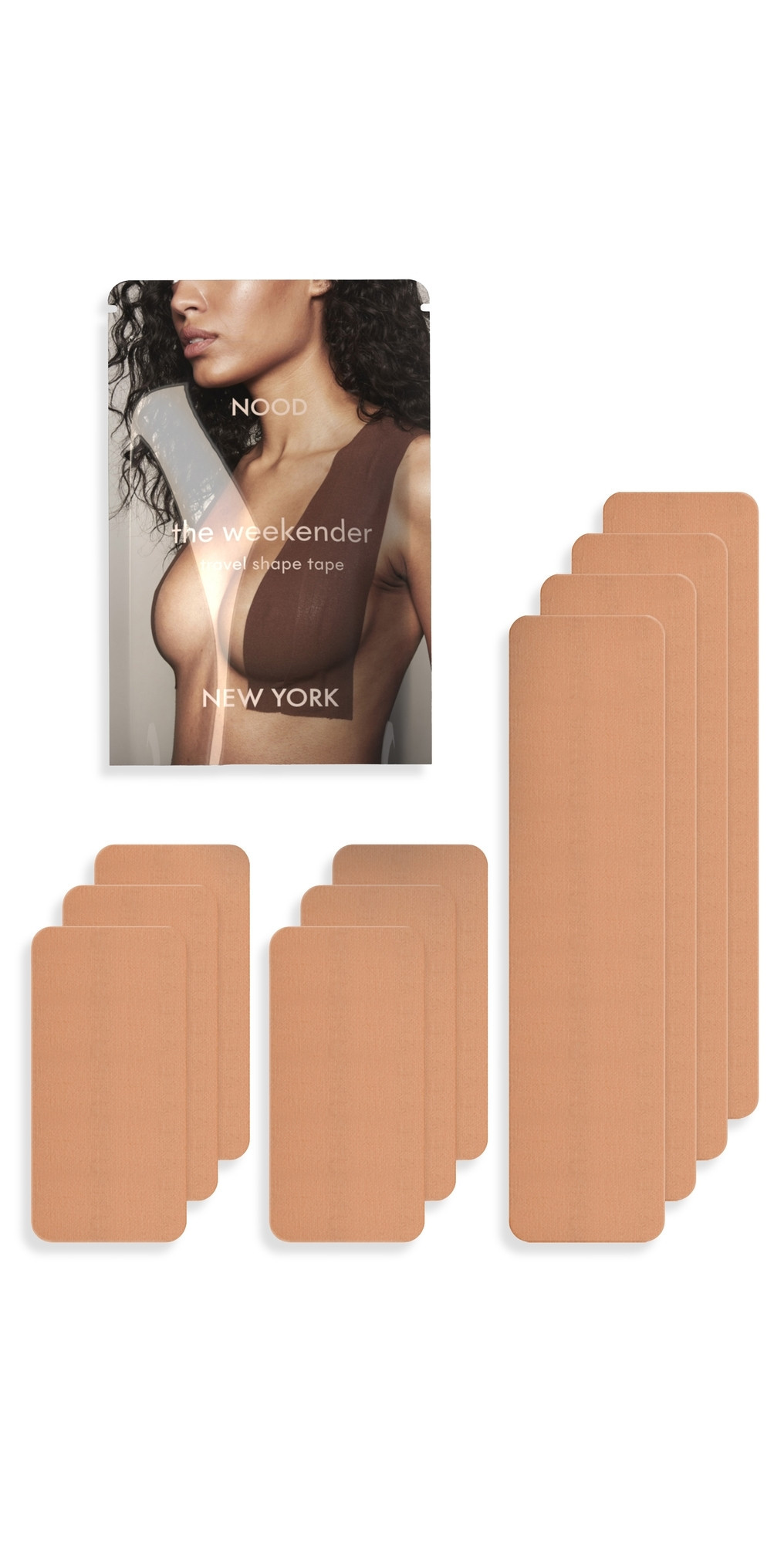 NOOD New York The Weekender Travel Shape Tape No. 5 Soft Tan One Size | Shopbop