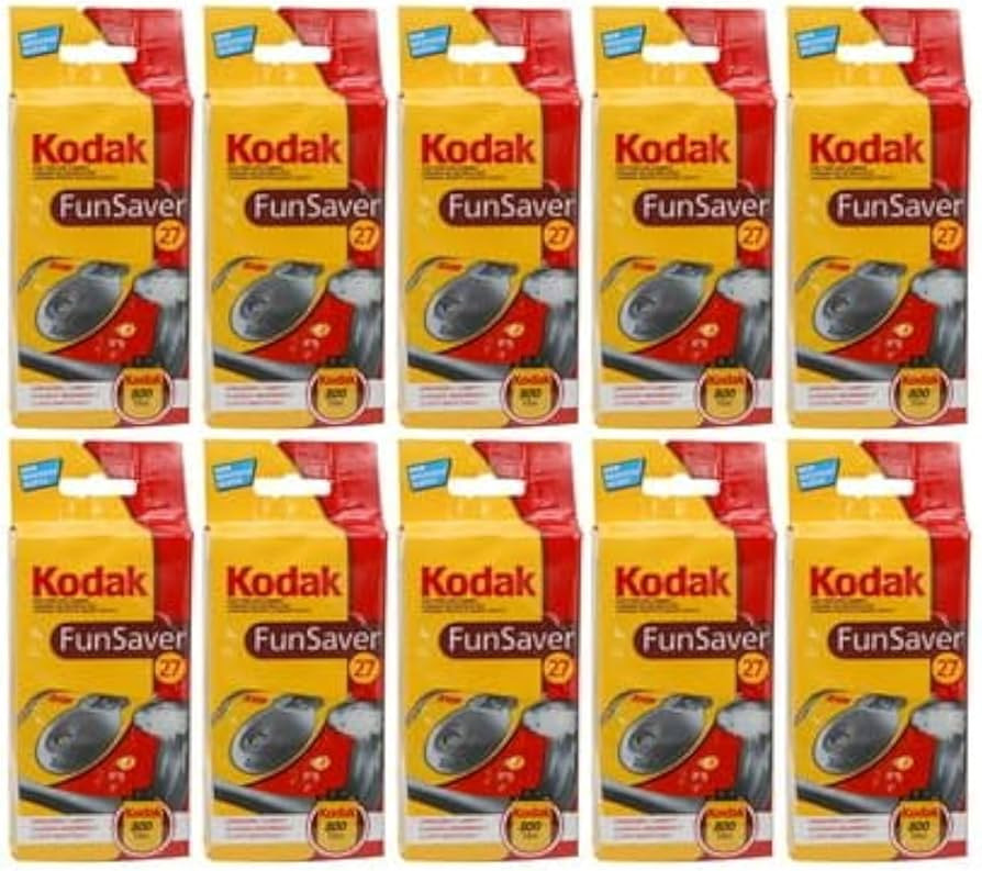 Kodak Fun Saver Single Use Camera (10-Pack) Bundle (10 Items) | Amazon (US)