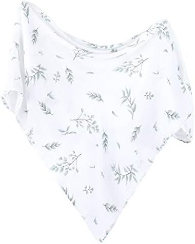 Adrienne Vittadini Bambini Muslin Cotton Swaddles 1 Pack Sage Green Fern Print, sage | Amazon (US)