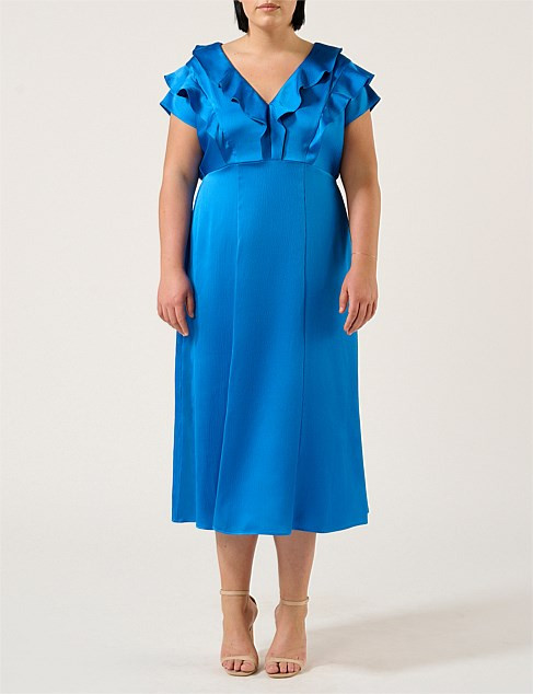 Estelle Poseidon Ruffle Dress | David Jones | David Jones (Australia & New Zealand)