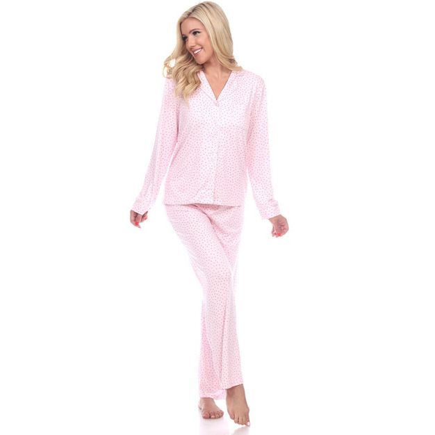 Women's Long Sleeve Pajama Set - White Mark | Target