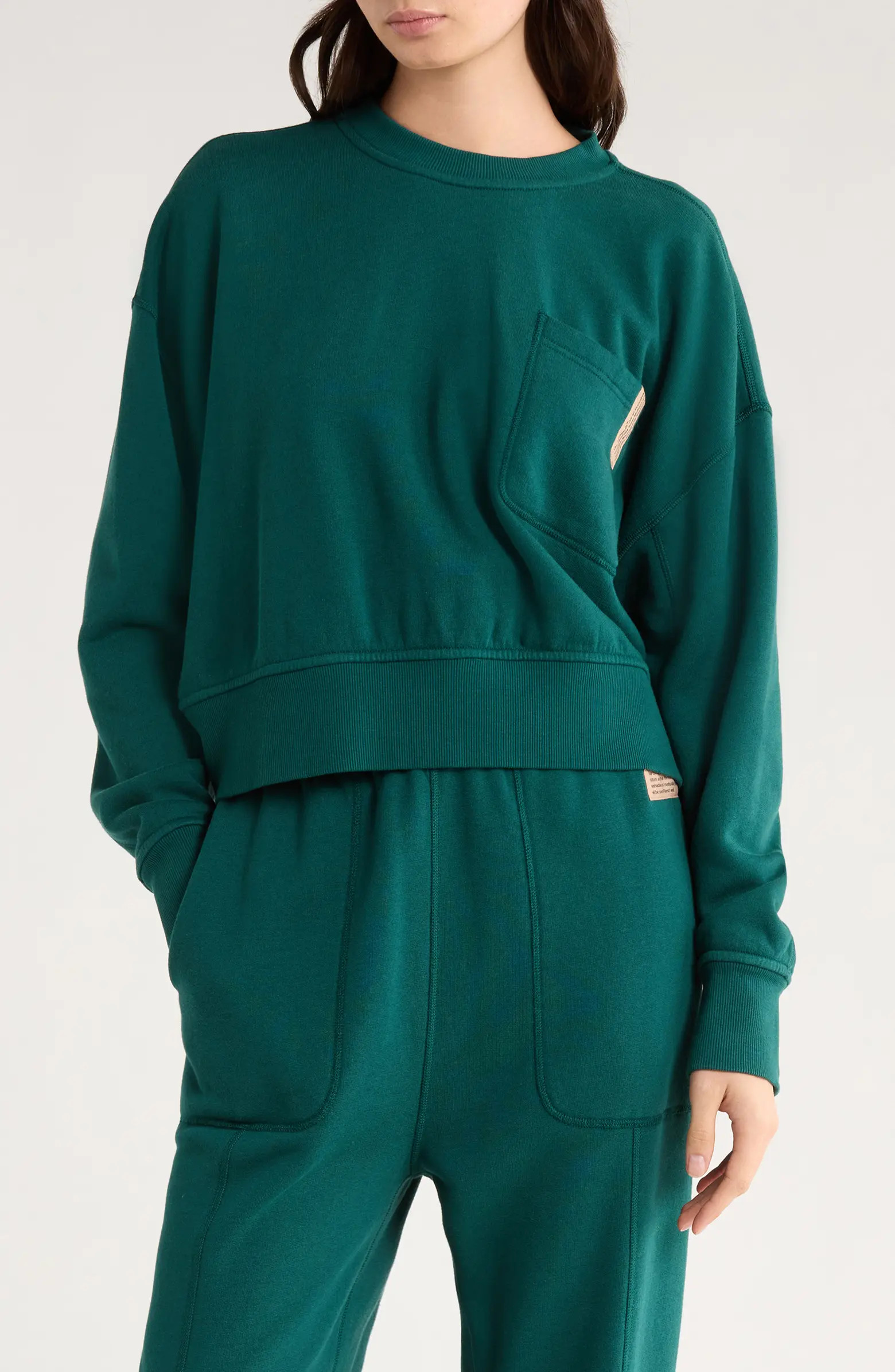 Silksweats Cotton & Silk Blend Sweatshirt | Nordstrom