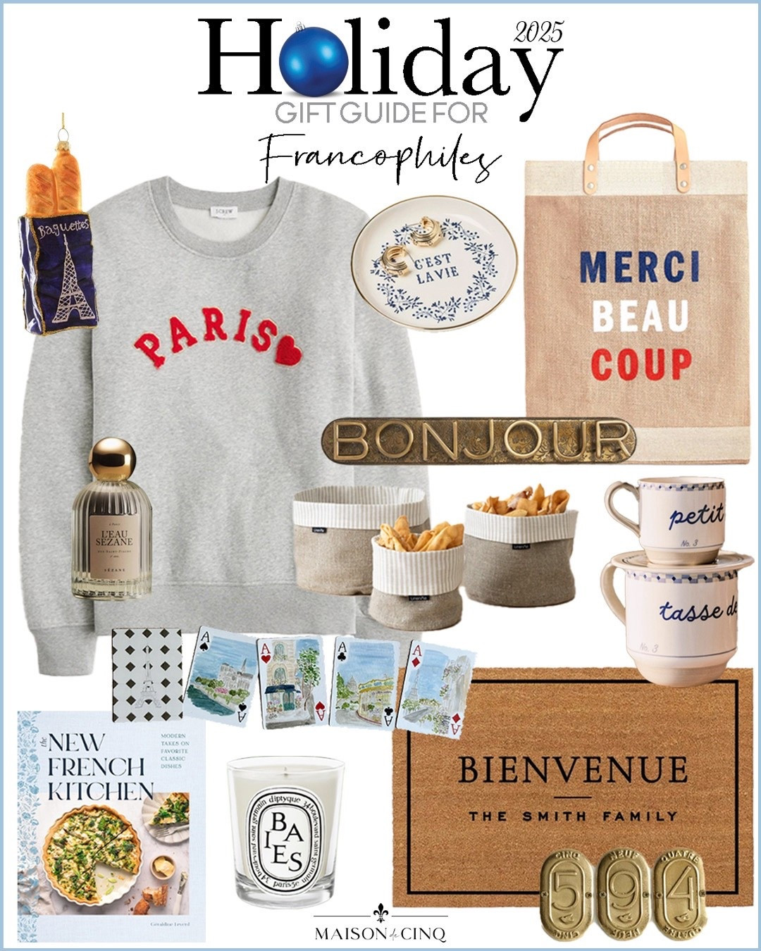 French-inspired gifts for all the Francophiles in your life - or you!

Gifts for her, gift ideas, holiday gifts, gifts for women, stocking stuffers, home gifts, fashion gifts 

#LTKHoliday #LTKHome #LTKGiftGuide
