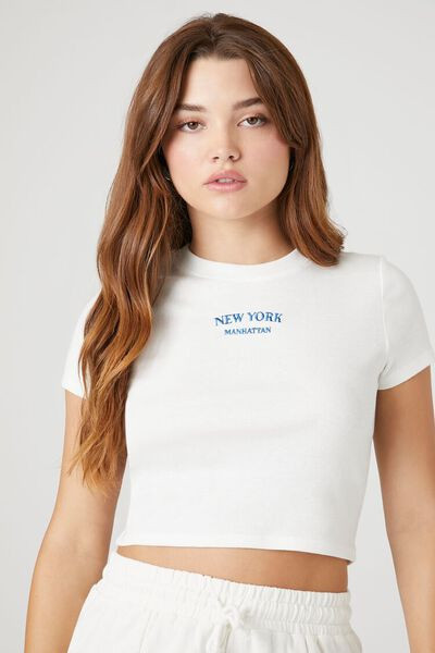 Manhattan Graphic Baby Tee | Forever 21