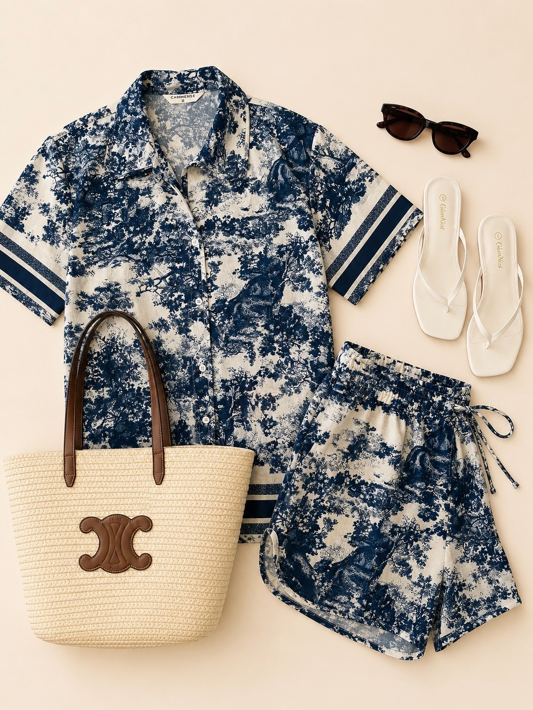 The cutest nautical matching set for Summer. This could be worn every day or on vacation. Dress up or down depending on your shoe. The top has a drop shoulder so has a boyfriend fit. By @Commense 

I ordered in a size medium, and it fits perfectly.

#LTKmomlife #LTKootd #LTKOver40