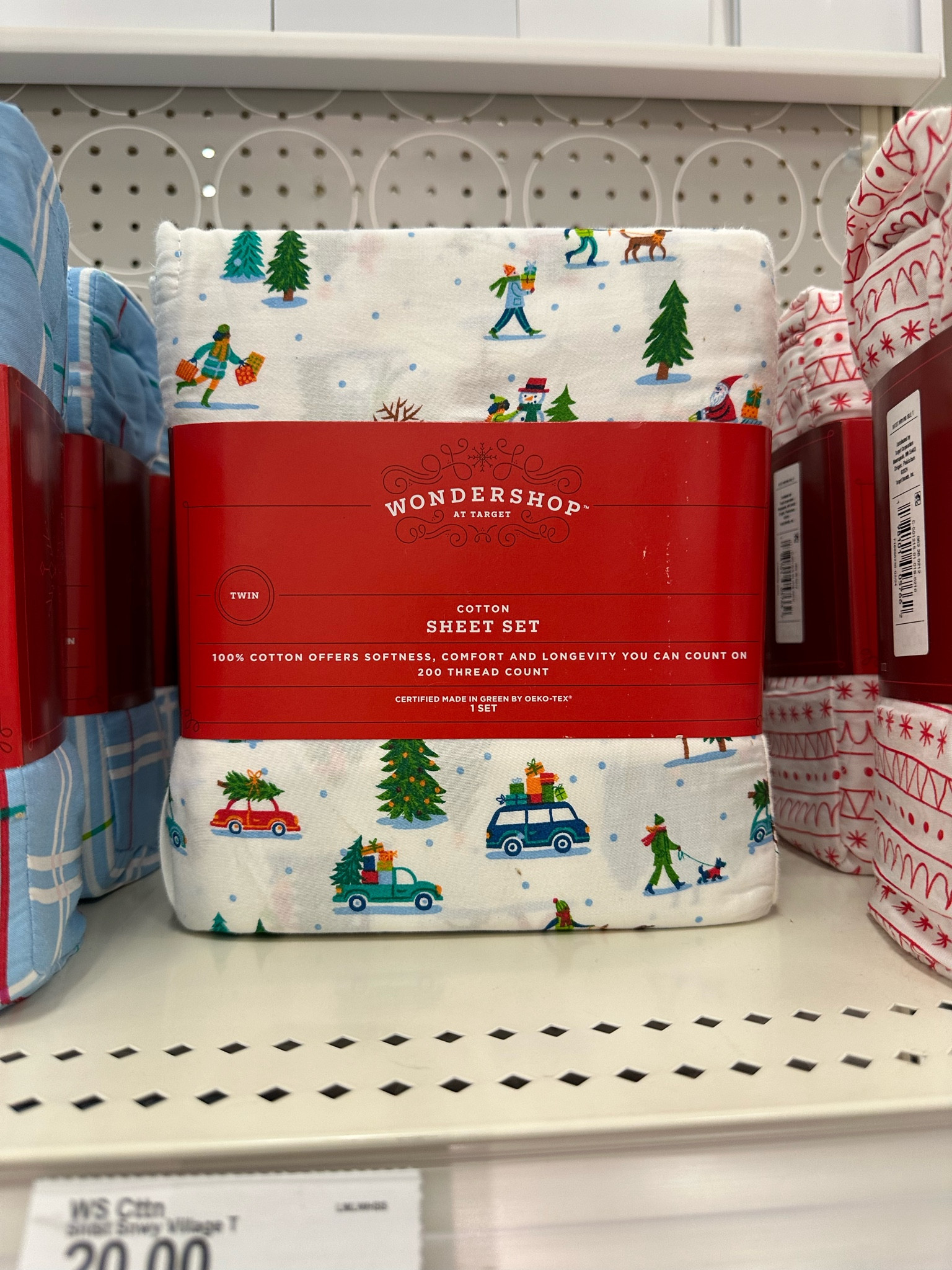 Christmas sheet sets from Target. I love to decorate my kids rooms for Christmas & these will be perfect! 100% cotton is always a plus too! 

#LTKHoliday #LTKHome #LTKSeasonal