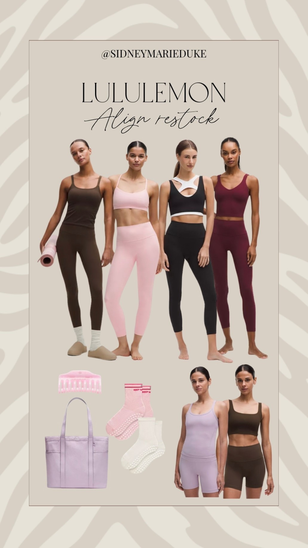 the align restock is TOO good right now 🩷🤌🏼 
sharing my favorite sets, colors + more! 
everything is linked here before it sells out!!



lululemon align restock lululemon haul lululemon align leggings lululemon align tank lululemon matching workout set workout clothes women activewear outfits pilates outfit gym outfit aesthetic neutral activewear pink workout set brown workout set black workout set lululemon favorites lululemon must haves lululemon outfit ideas comfy workout clothes everyday athleisure athleisure outfits cute gym outfits amazon dupes lululemon socks lululemon tote bag yoga outfit pilates outfit set matching set women fitness style casual athleisure look spring activewear summer activewear neutral outfits capsule wardrobe essentials

#LTKfitnessgoals