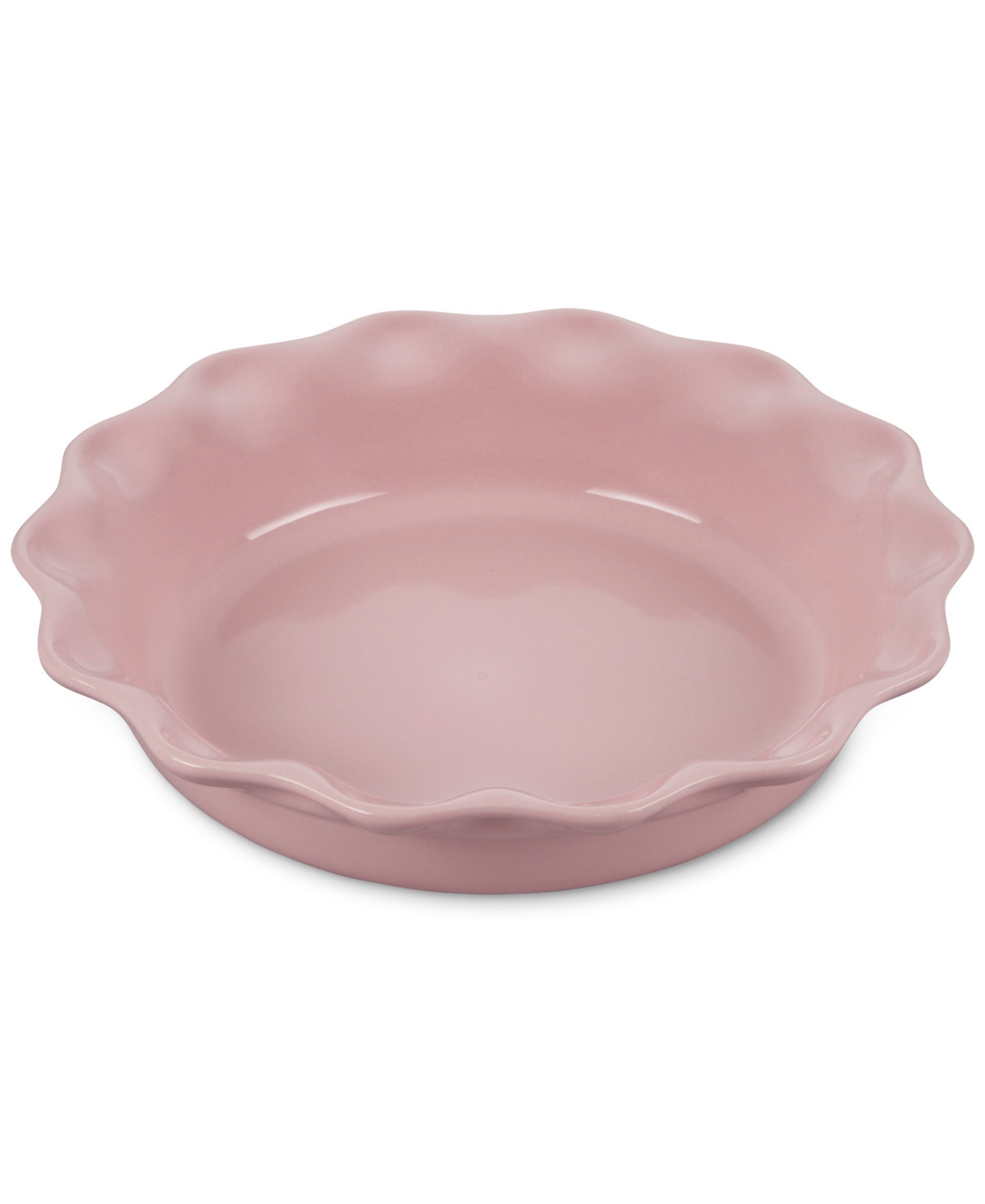 Le Creuset 9" Stoneware Pie Dish - Chiffon Pink | Macy's