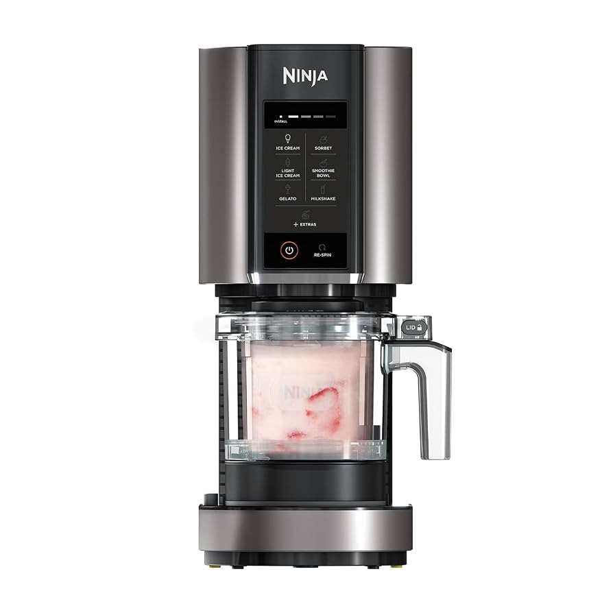 Ninja CREAMi Eismaschine & Dessertmaschine mit 3 Behältern, 7 Programmen, Herstellung von Eis, G... | Amazon (DE)