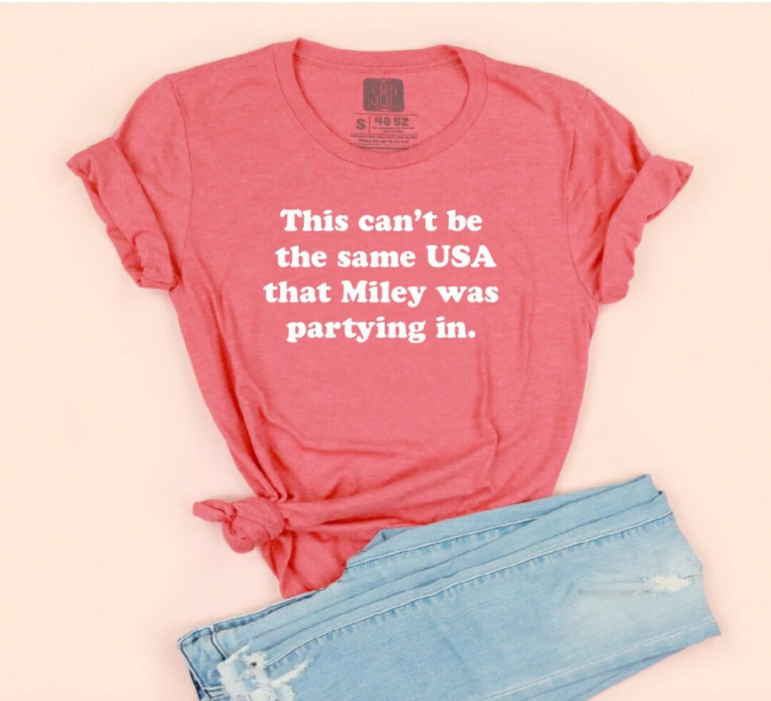 Miley USA Adult Unisex Tee - Etsy | Etsy (US)