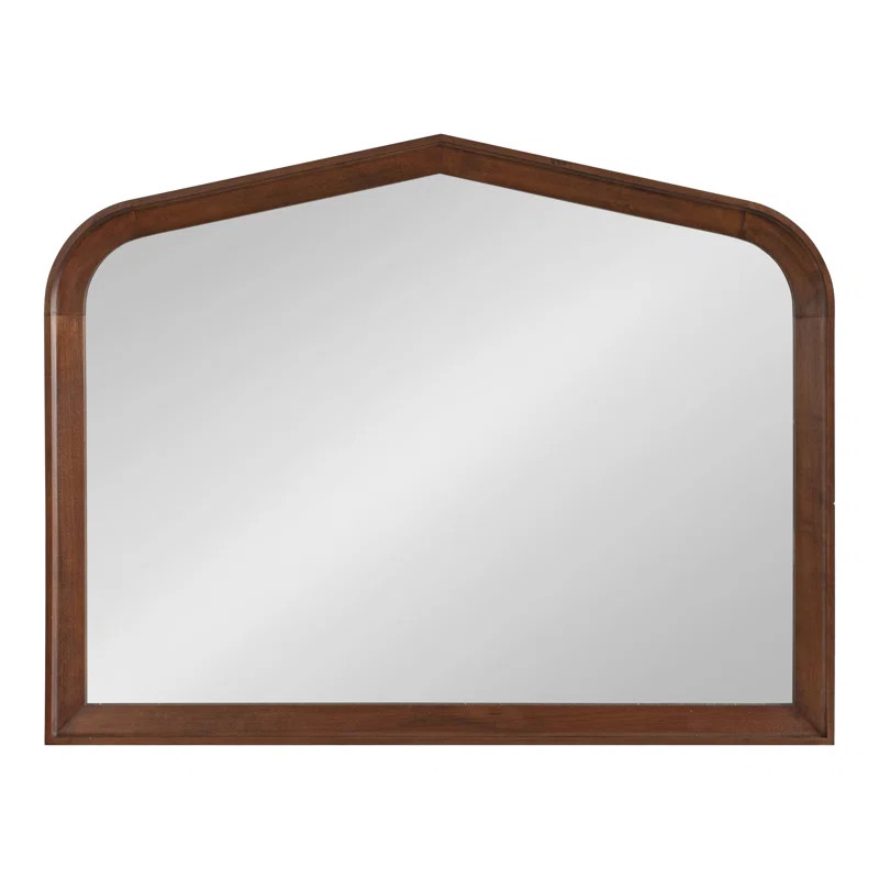 Ehitan Wooden Wide Arched Wall Mirror | Wayfair North America