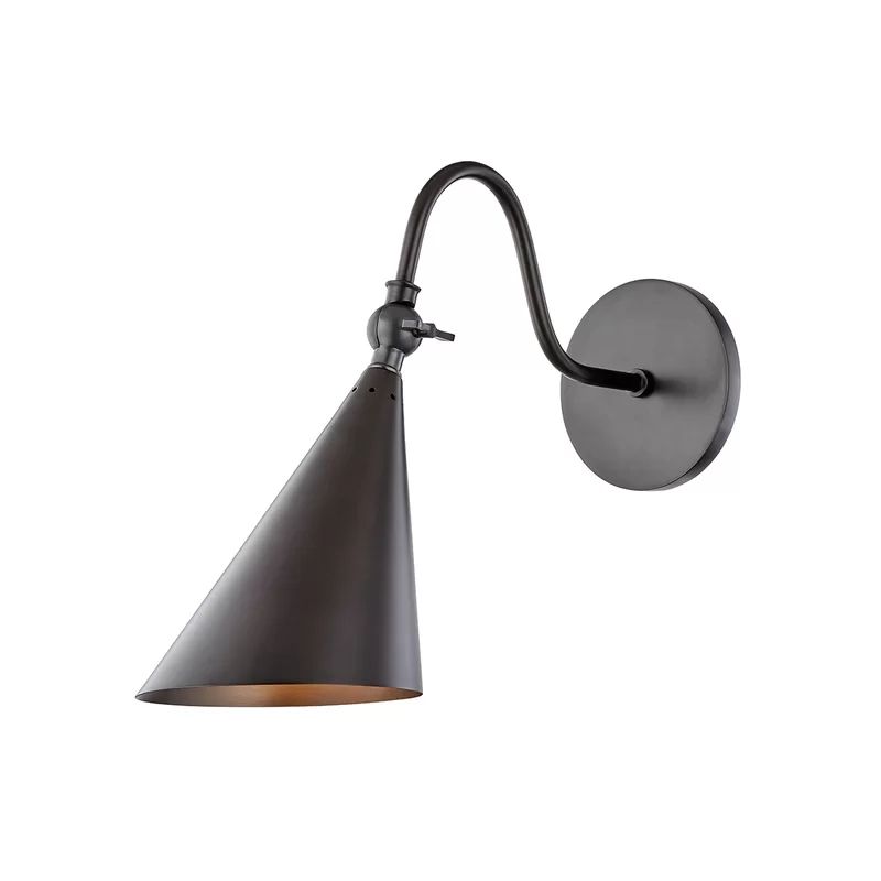 Cogan 1 - Light Dimmable Armed Sconce | Wayfair Professional