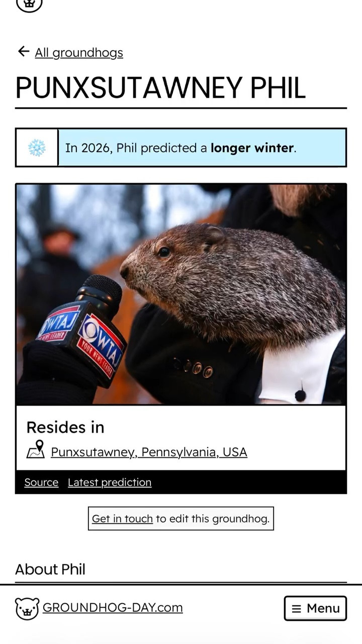 Just gonna leave this here

#yourfavoriteinfluencerinthewild #groundhogday #punxsutawneyphil

#LTKActive #LTKTall #LTKOver40