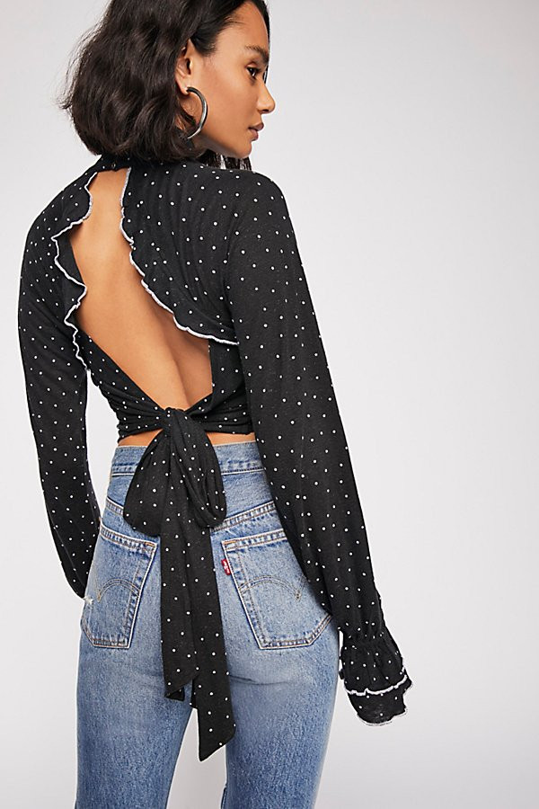 Sweet Romance Polka Dot Top by Free People | Free People (Global - UK&FR Excluded)