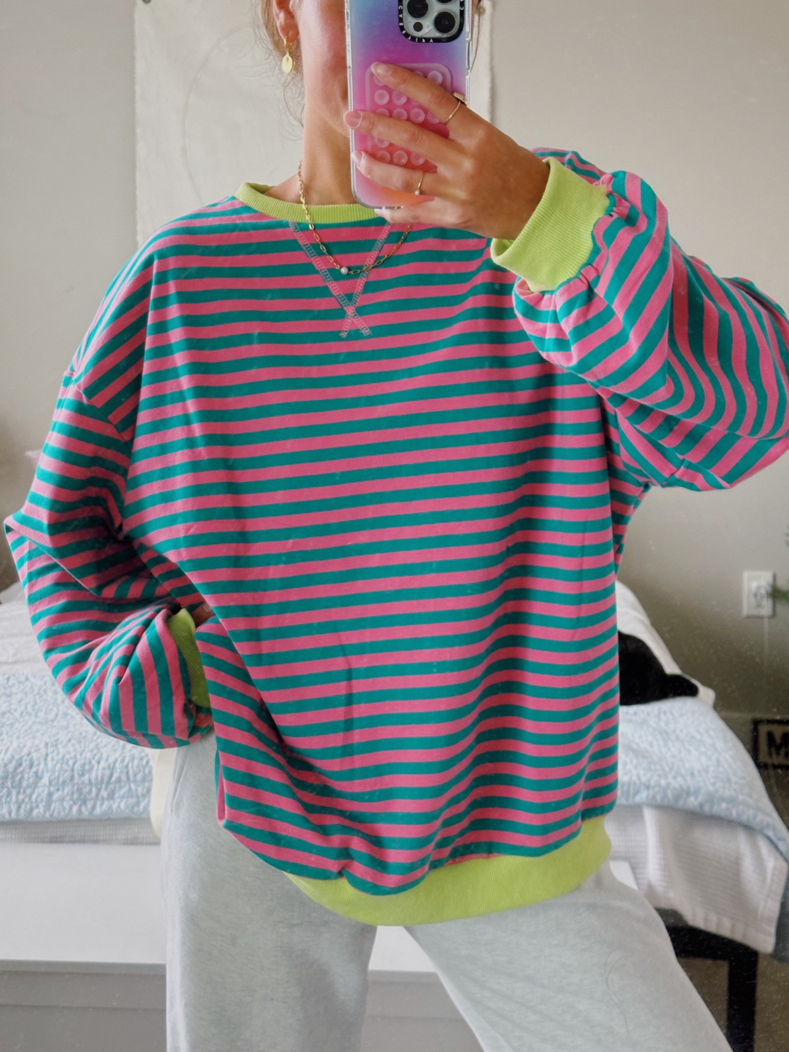 Stripes are so in this spring 🌷 Im 5’6 and got a size large for the perfect oversized fit! It’s only $28 & they have lots of cute color combos!!

Striped sweater, free people dupe

#LTKfindsunder50 #LTKstyletip