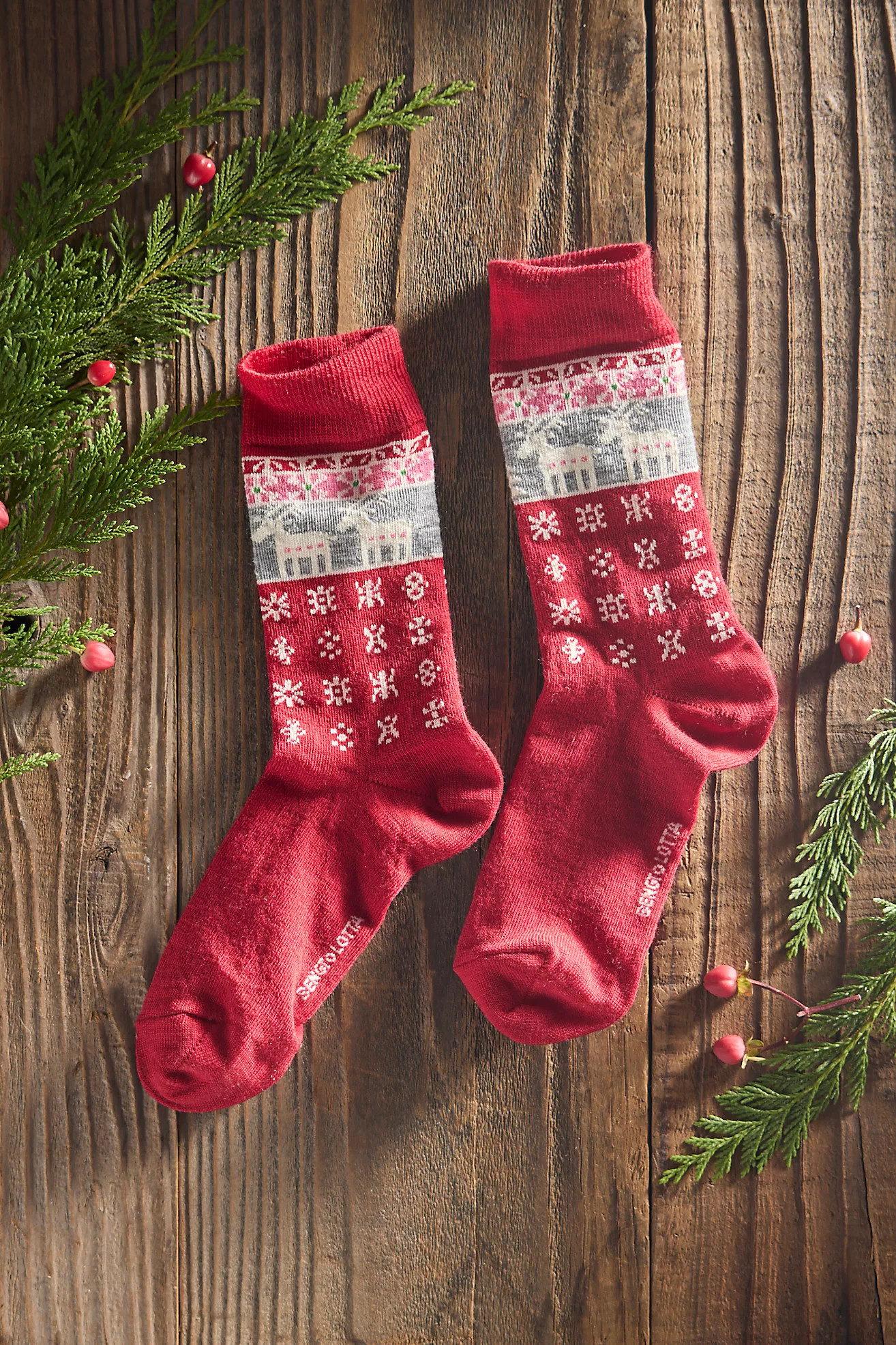 Nordic Reindeer Socks | Anthropologie (US)