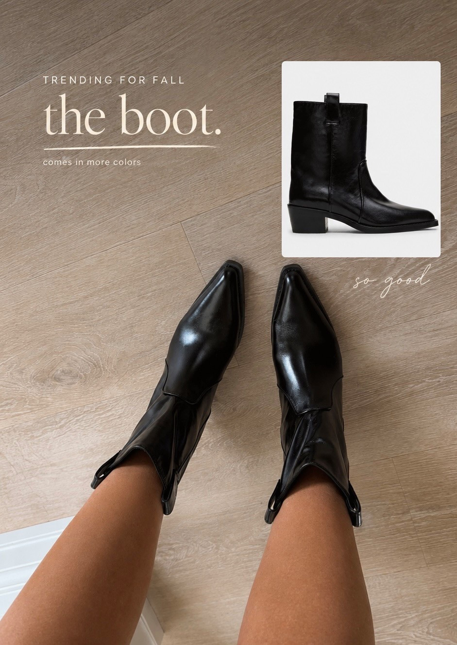 Just got these IN! They’re comfy and GORG! Trending big for fall- more colors 

Boots. Fall style. Black boots.

#LTKSeasonal #LTKWorkwear #LTKootd