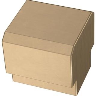 Liberty Tapered Edge 1 in. (25mm) Champagne Bronze Cabinet Knob-P42843C-CZ-CP - The Home Depot | The Home Depot