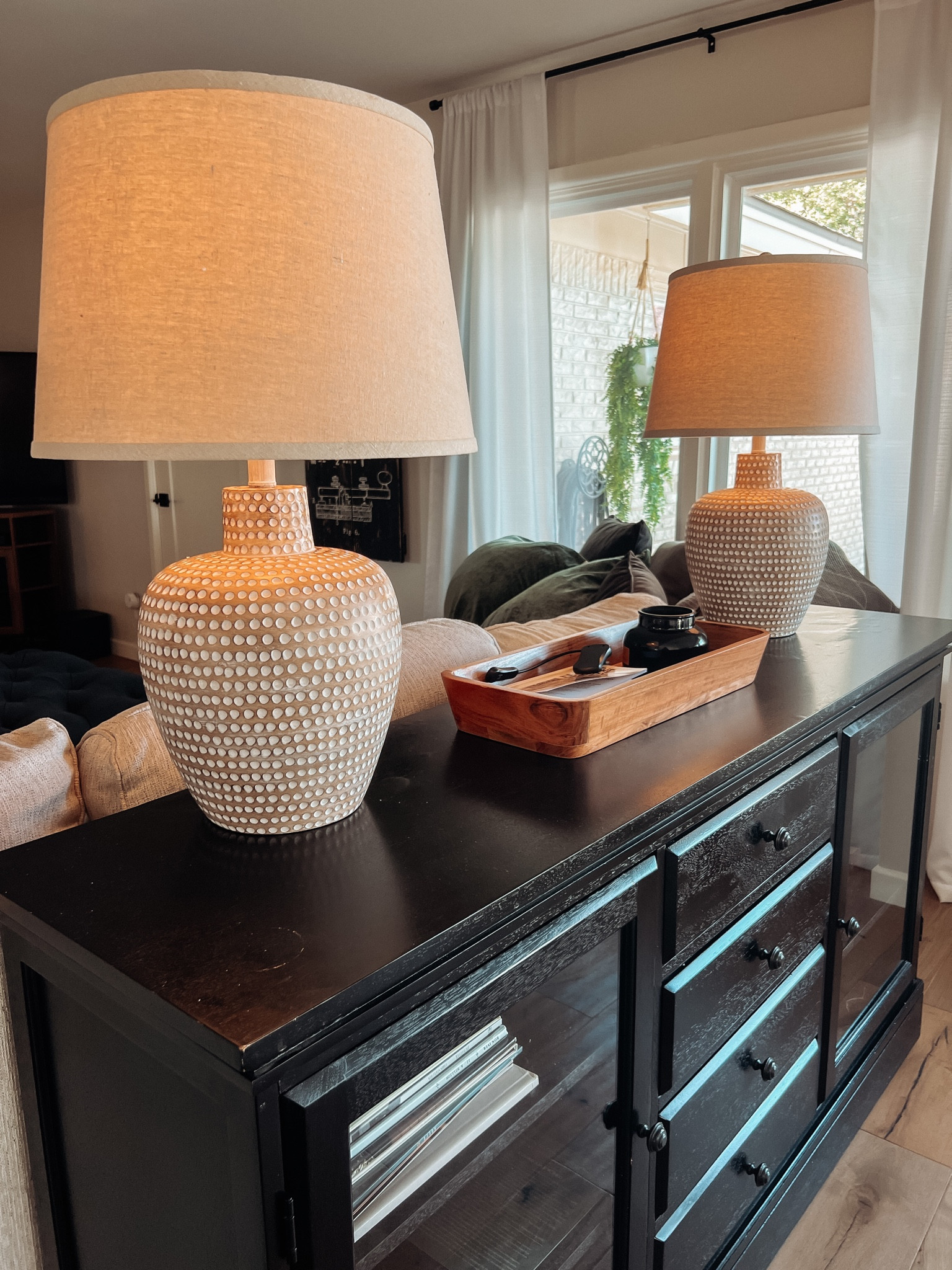 New target lamps, also found them on Amazon. Table is old  

#LTKstyletip #LTKhome #LTKunder100