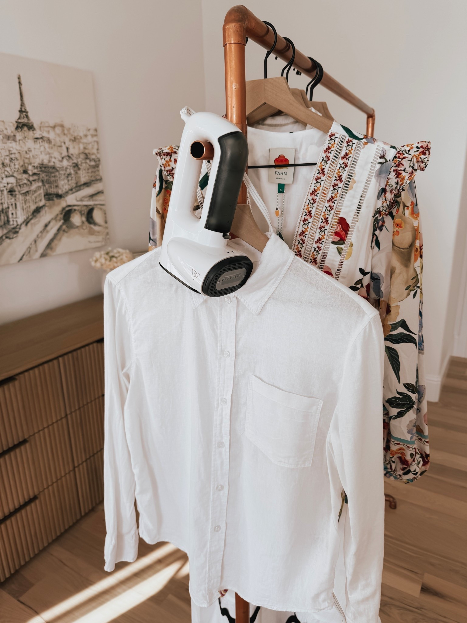 Say goodbye to wrinkles on the go with this handy steam steamer! Perfect for those quick touch-ups.

#LTKHome