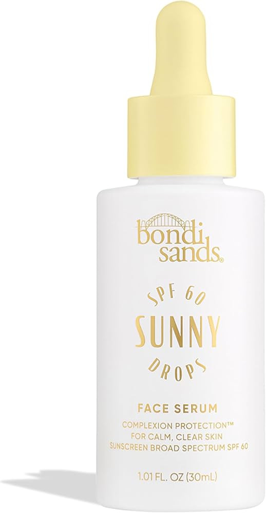 Bondi Sands Sunny Drops SPF 60 Face Serum, Hydrating + Nourishing Broad Spectrum Sunscreen, Light... | Amazon (US)