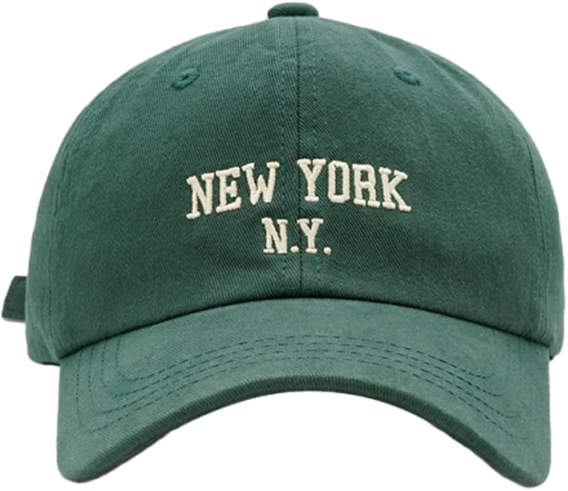 Top Baseball Caps for Women-Men Outdoor Baseball Hats New York Golf Sports Hat Curved-Brim UV Pro... | Amazon (US)