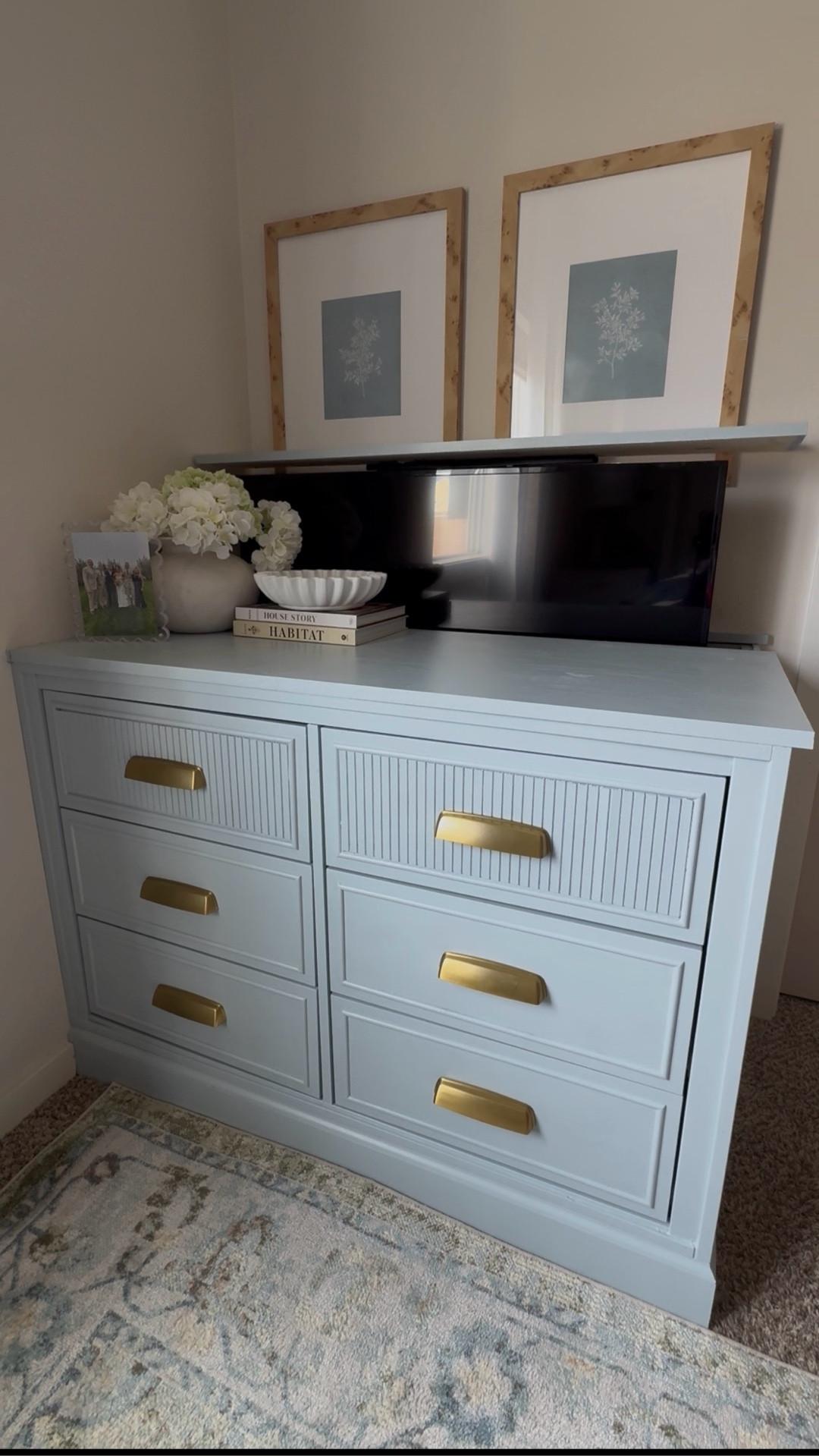 I didn't want a TV in my bedroom... but also there's times when it's really nice. 

So I built a dresser with a hidden TV lift.

When the TV is down, it just looks like a normal piece of furniture. Clean, simple, and much better for the room. When you want to watch something, the TV lifts right up out of the dresser.

I designed and built the cabinet myself and it ended up being one of my favorite hidden upgrades in the house. 

If you want to build one too, comment HIDDEN and I’ll send you the link to the build guide plus the lift, dresser, and supplies I used. @wayfair @vivo_us

HOW TO GET THE BUILD LINK:
www.designwithrhonda.com/tv-lift-sales