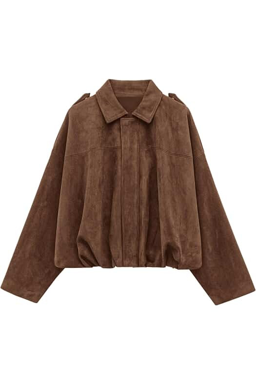 Amazon.com : prettygarden faux suede jacket | Amazon (US)