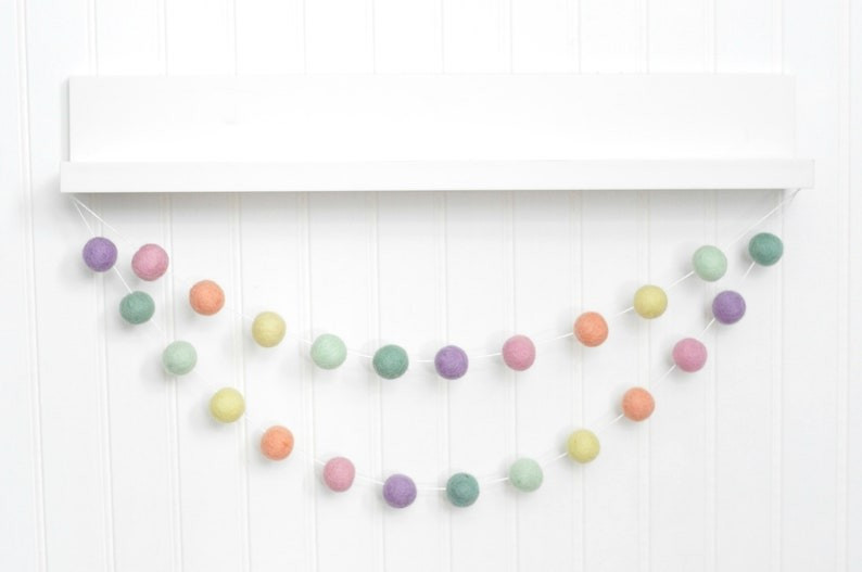 Felt Ball Garland | Etsy (US)