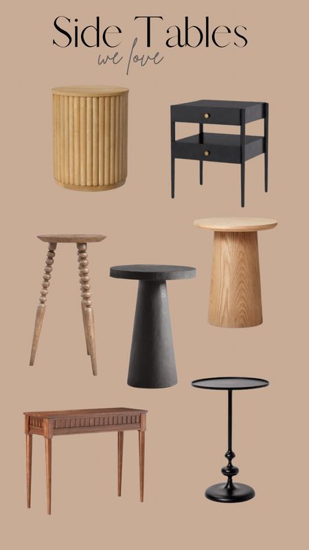 Side tables we both own and/or love. All have a high end look at great price points 

#LTKhome
