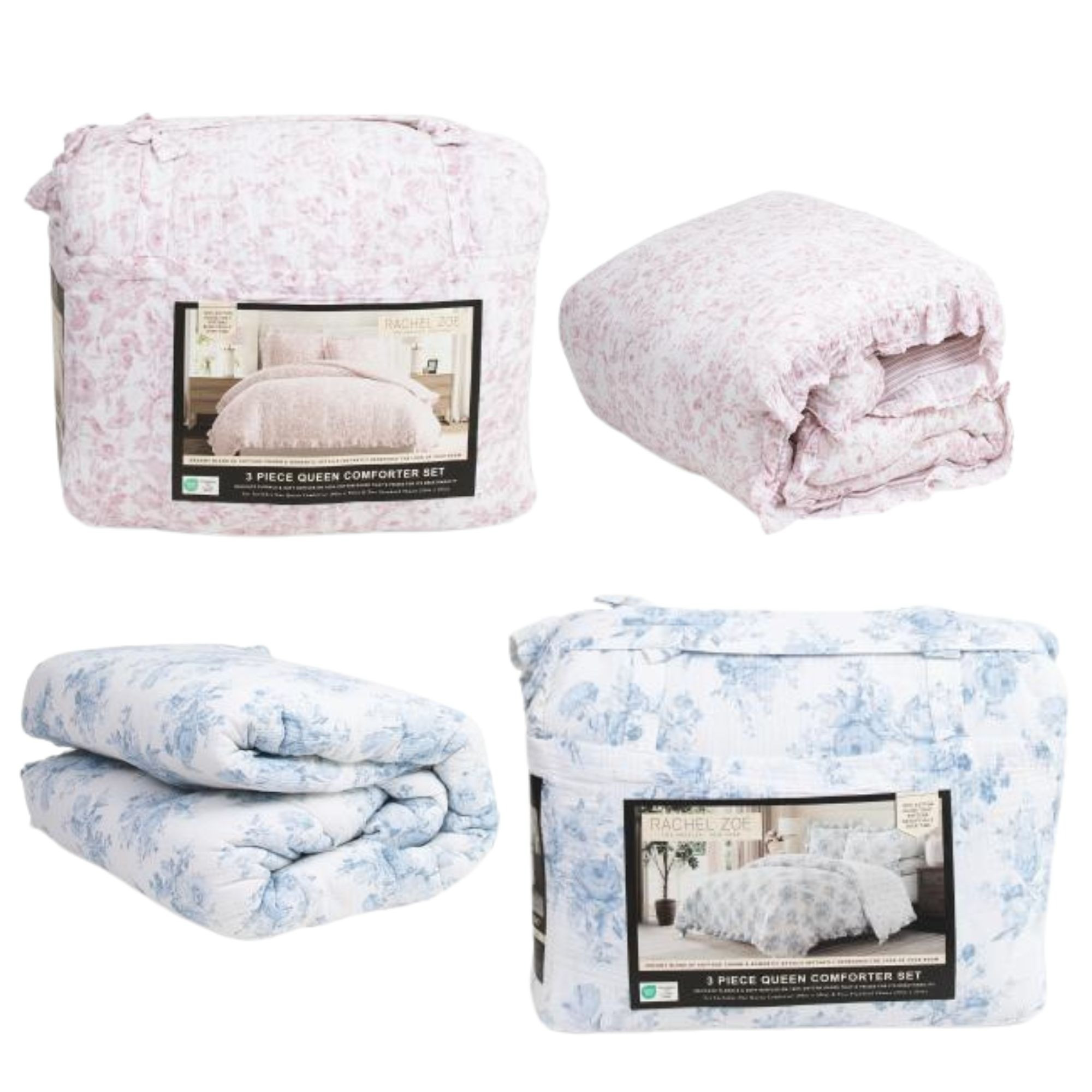 Rachel Zoe 3pc Cotton Floral Ruffle Comforter Set

#LTKHome #LTKU