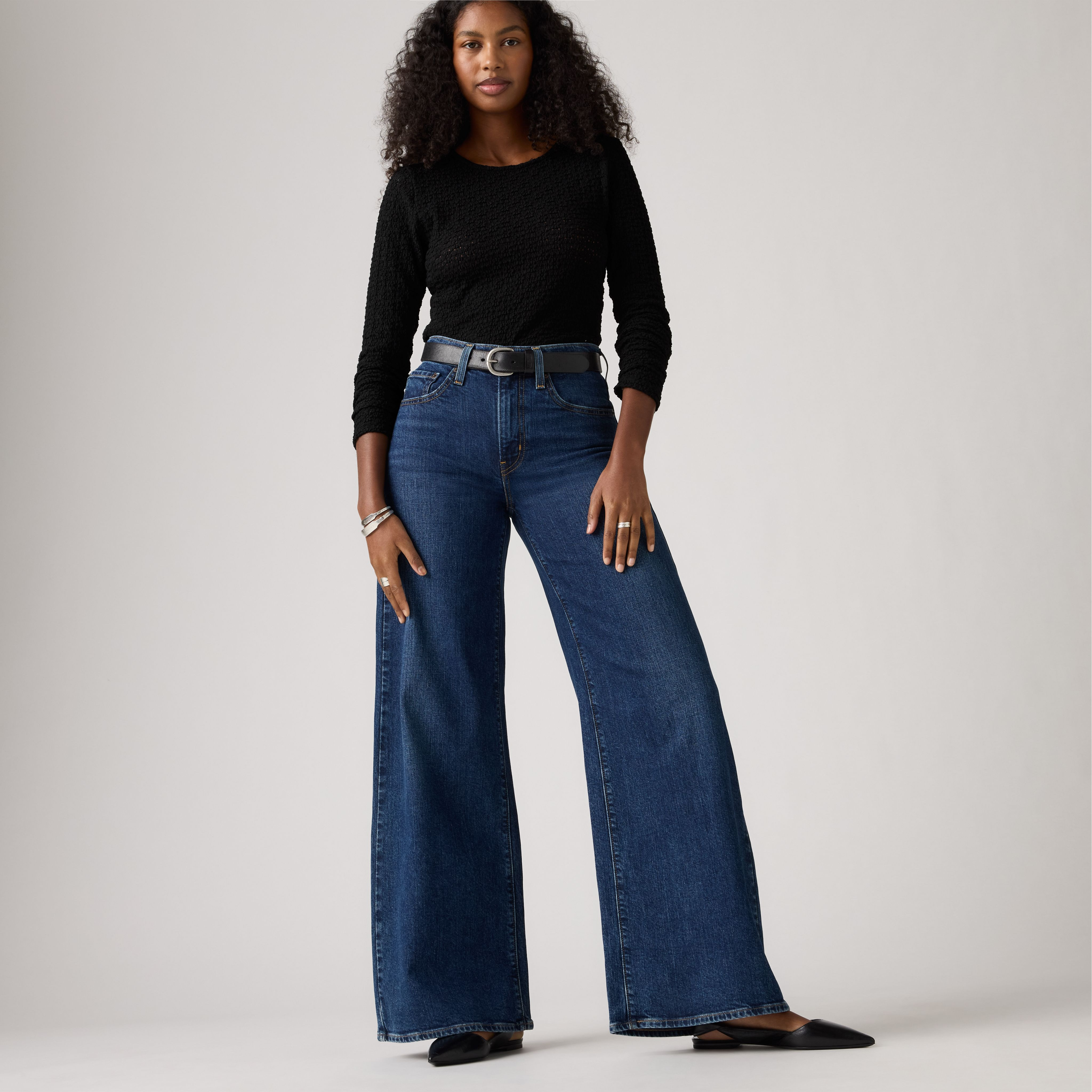 Levi's 728 High Rise Wide Leg Women's Jeans 28x30 | Levi's US
