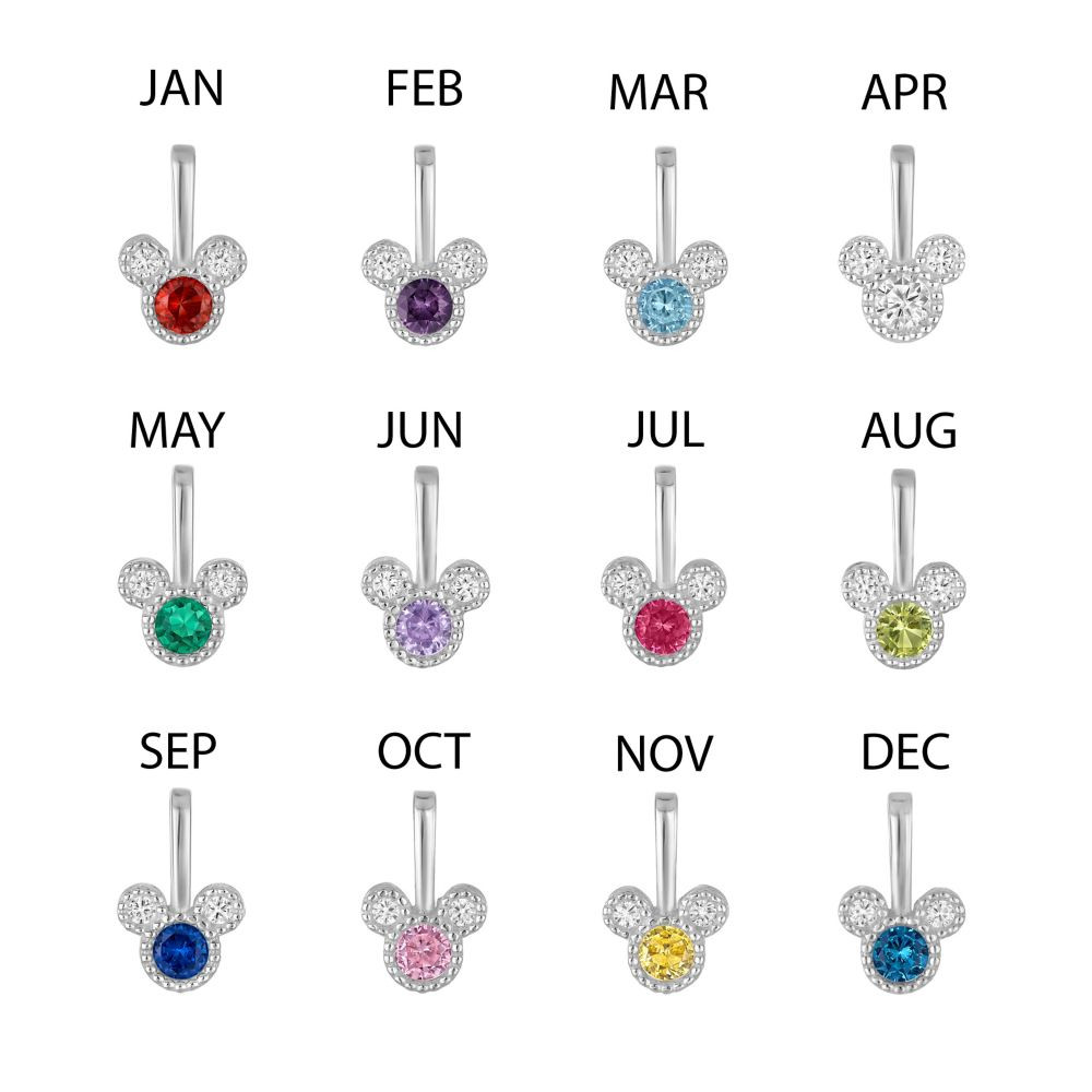 Mickey Mouse Icon Birthstone Charm by Rebecca Hook | Disney Store