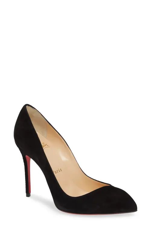 Christian Louboutin 'Corneille' Pump in Black Suede at Nordstrom, Size 10Us | Nordstrom