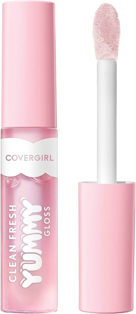 COVERGIRL Clean Fresh Yummy Gloss – Lip Gloss, Sheer, Natural Scents, Vegan Formula - Let’s Get Fizzical | Amazon (US)