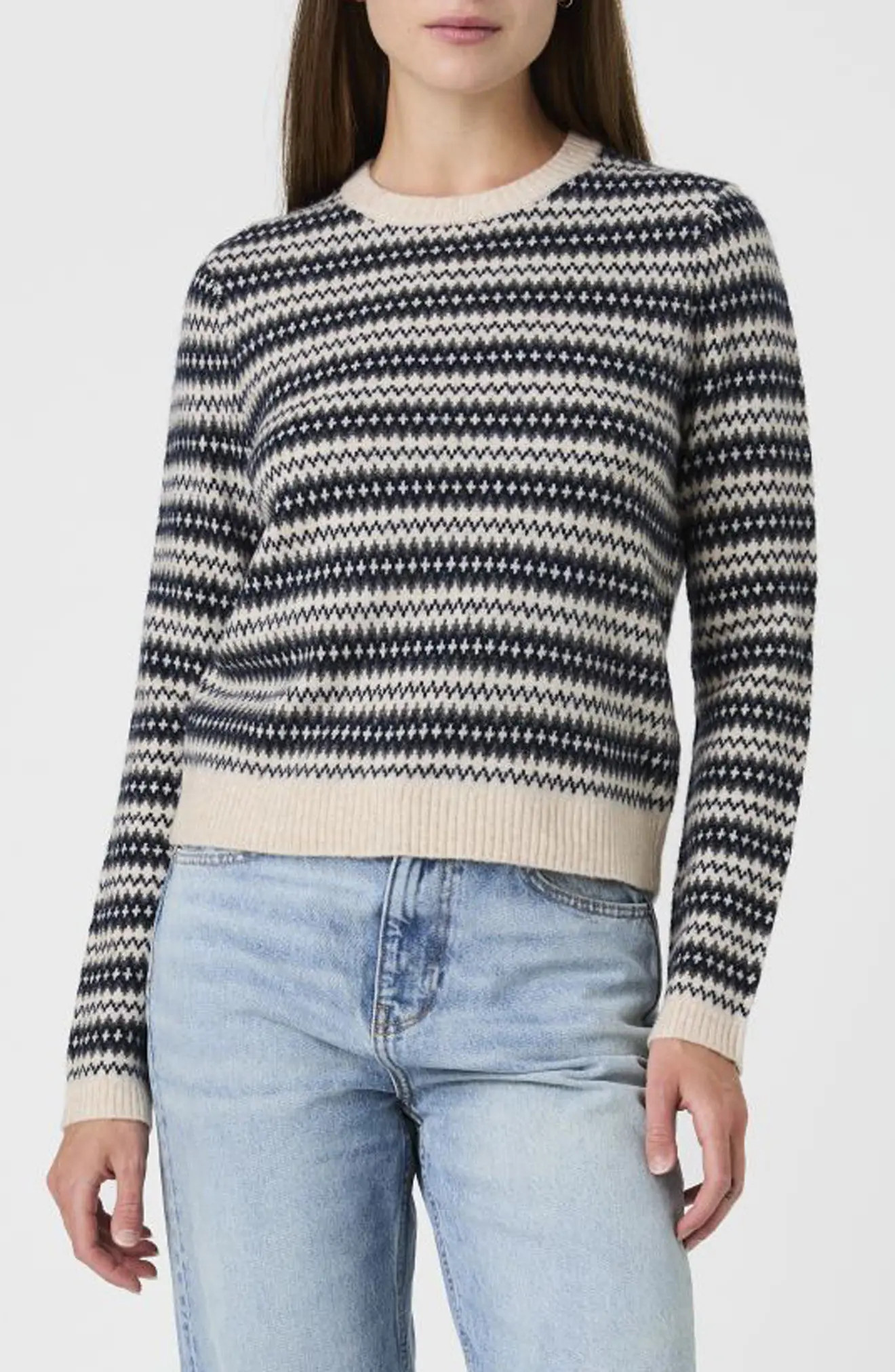 Jacquard Crewneck Sweater | Nordstrom Rack