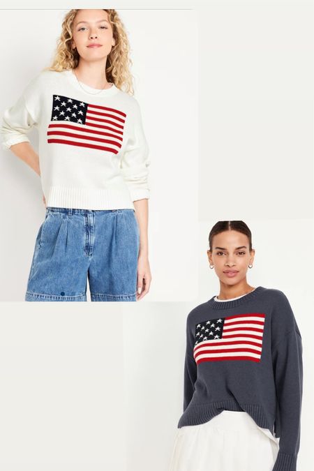 American Flag Sweaters for the Summer holidays - on sale for extra 30% off right now!🇺🇸🇺🇸

#LTKSeasonal #LTKSaleAlert #LTKFindsUnder50