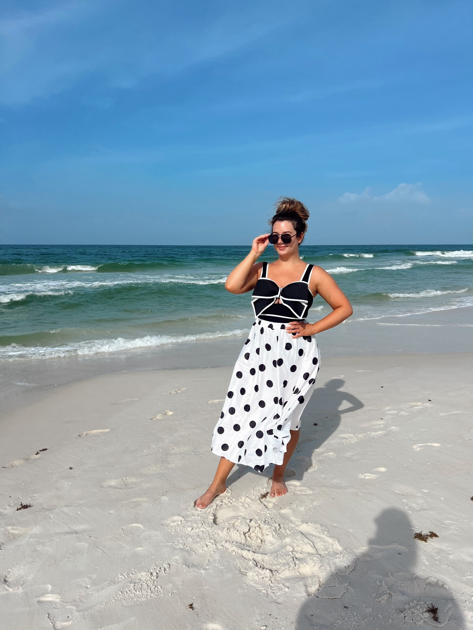 the cutest one-piece set 🤍🖤

#LTKU #LTKSwim #LTKSummerEdit