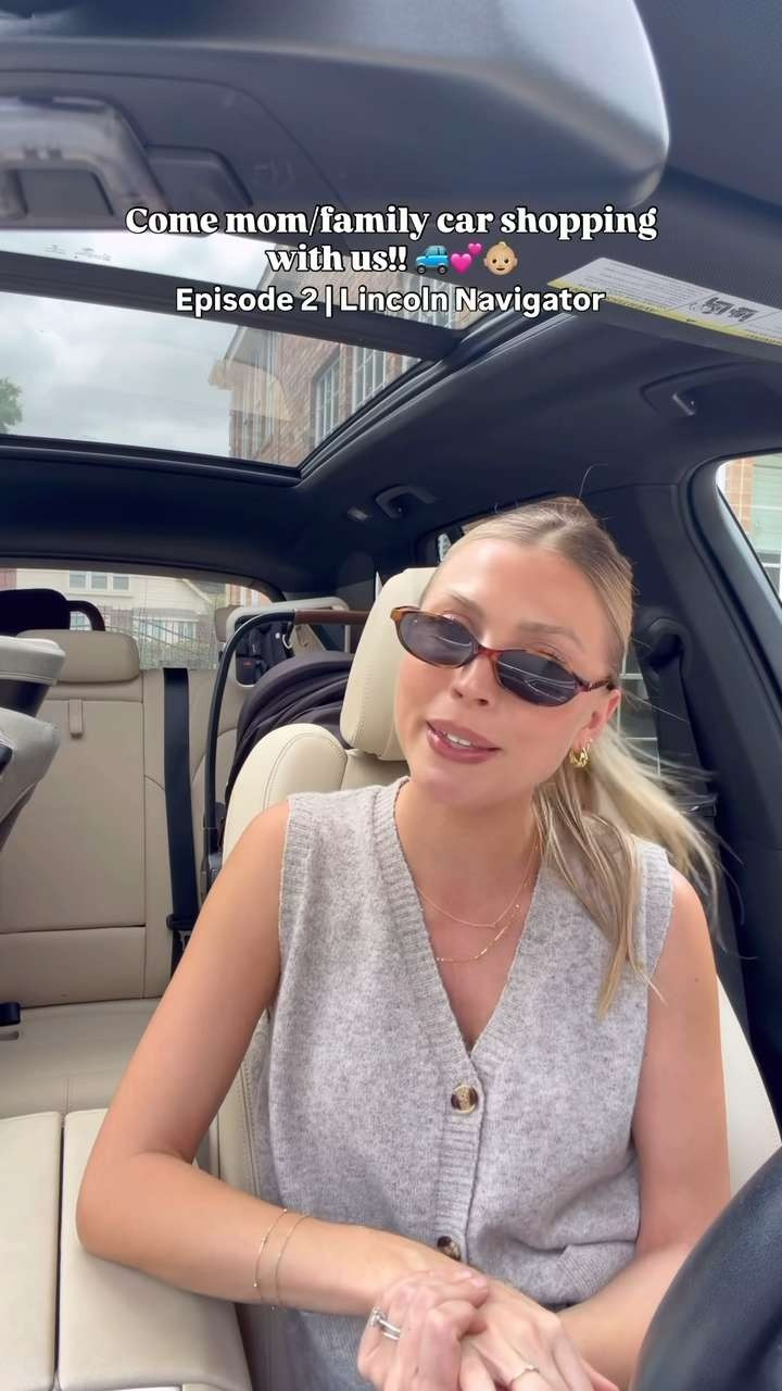 Car shopping vlog part two! Linking my outfit + car seats!  

 