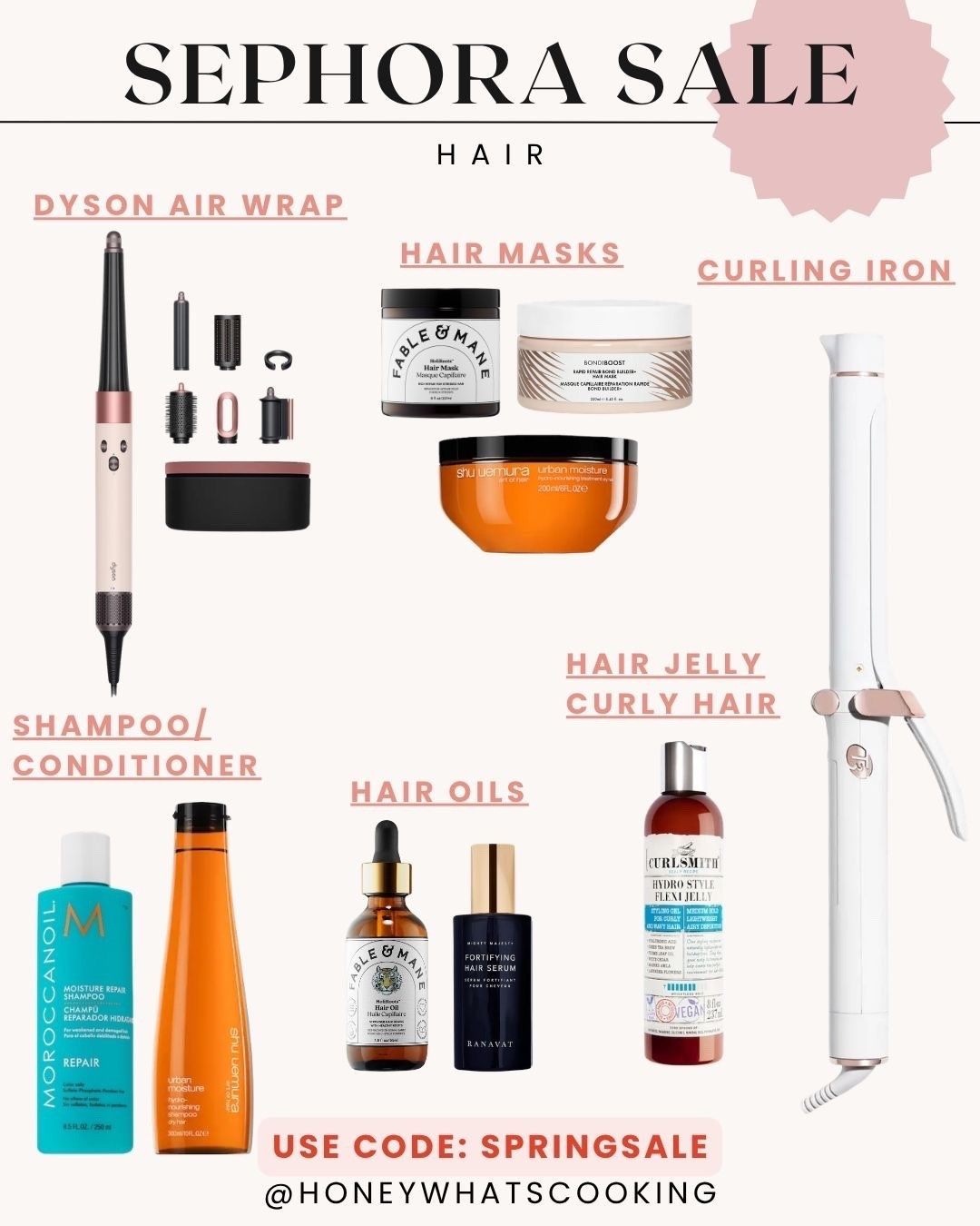 My hair care go to! Use code : SPRINGSALE

I recently purchased the Dyson air wrap and I absolutely love it. It tames my curly hair. I’m still learning, but it’s been a game changer for me.

I love the T3 micro curling iron. I use it for special occasions or if I’m having a night out.

Hair oils that I love are Fabel and mane and Ranavat. 

The rest are hair, masks, shampoo, and conditioner. 

And of course, some gel when I wear my hair curly, I love the one by Curlsmith. 

#LTKselfcare #LTKSaleAlert #LTKBeauty