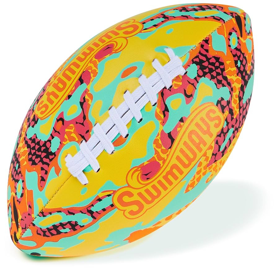 SwimWays Hydro Waterproof Football, Outdoor Games for Adults and Kids, Swimming Pool Accessories ... | Amazon (US)