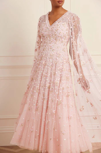 Dahlia Ditsy Ankle Gown | Needle & Thread US